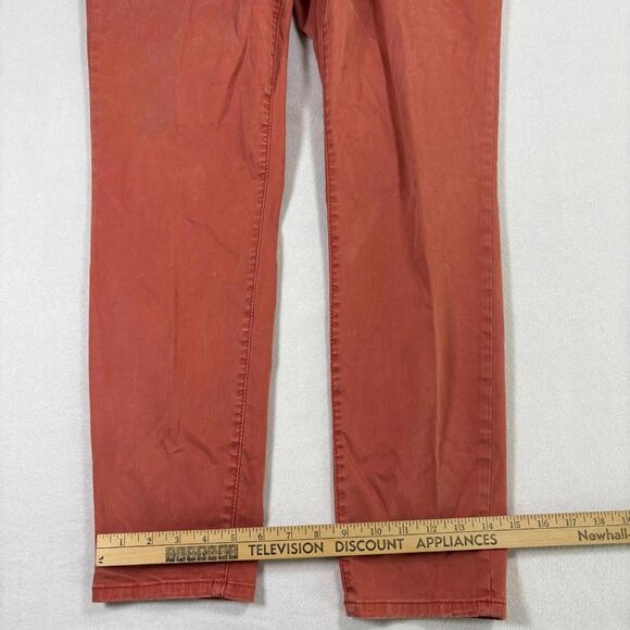 Universal Thread womens jeans 14 32R red mid rise skinny button fly Y2K - Picture 11 of 16
